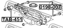 Болт TOYOTA 9011912393
