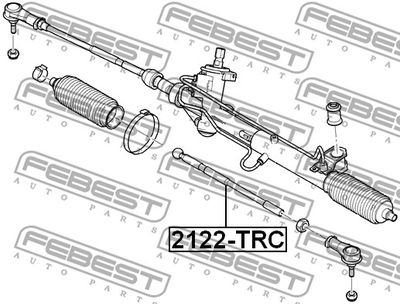 Тяга рулевая FEBEST 2122TRC
