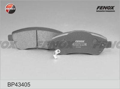Колодки тормозные дисковые FENOX BP43405