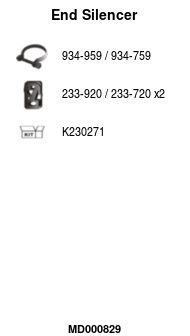 Глушитель задняя часть POLMOSTROW 04258