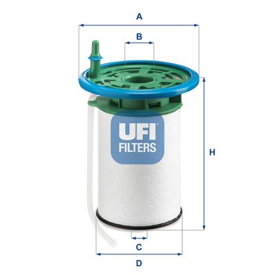 Фильтр топливный UFI 2605300