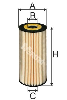 Фильтр масляный M-Filter TE630