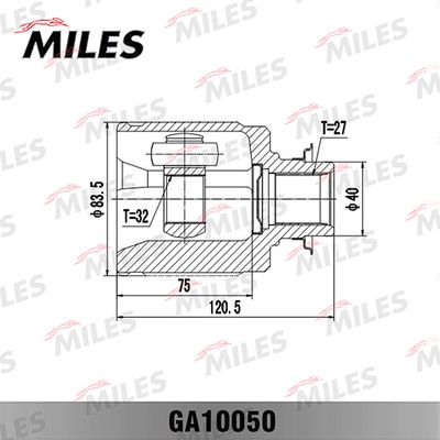 ШРУС внутренний Miles GA10050
