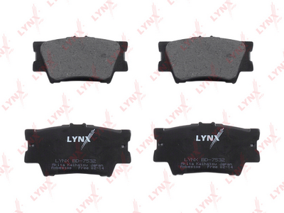 Колодки тормозные задние LYNXauto BD7532