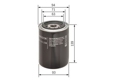 Фильтр масляный BOSCH 0451103238