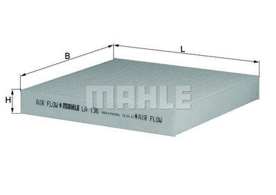 Фильтр салона MAHLE LA136