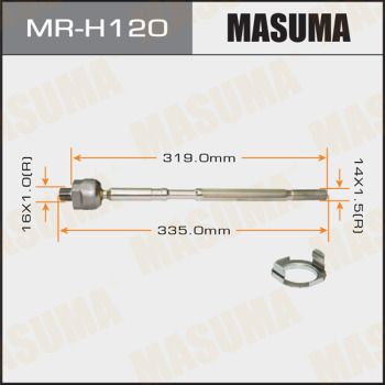 Тяга рулевая без наконечника Masuma MRH120