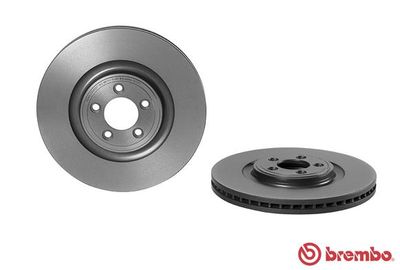 Диск тормозной передний вентилируемый BREMBO 09B55611