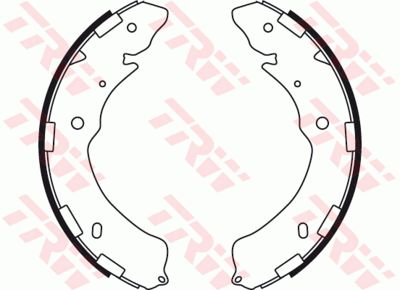 Колодки тормозные барабанные TRW GS8768