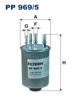 Фильтр топливный FILTRON PP9695
