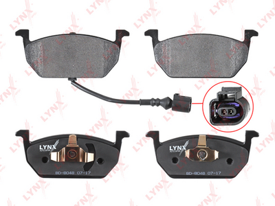 Колодки тормозные дисковые LYNXauto BD8048