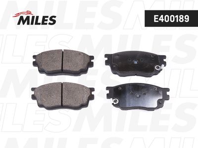 Колодки тормозные передние Miles E400189