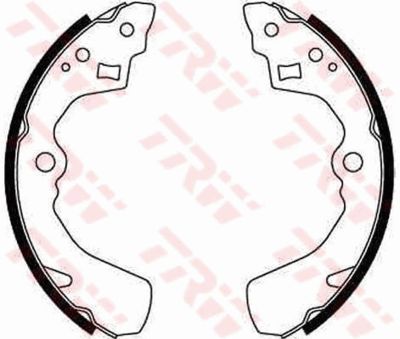 Колодки тормозные барабанные TRW GS8549