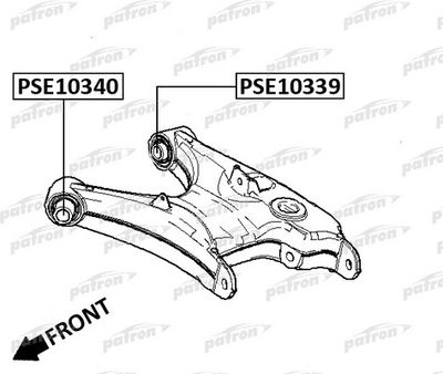 Сайлентблок рычага подвески PATRON PSE10340