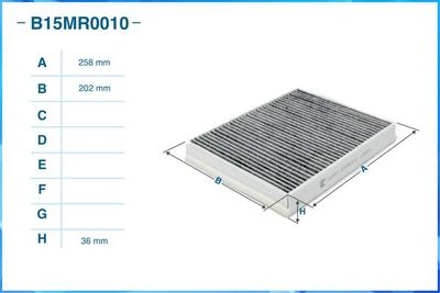 Фильтр салона CWORKS B15MR0010