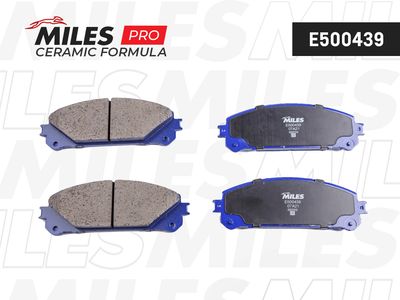 Колодки тормозные передние Miles E500439