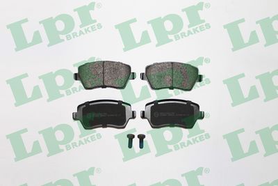 Колодки тормозные дисковые LPR 05P867