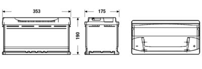 Аккумулятор EXIDE EB950