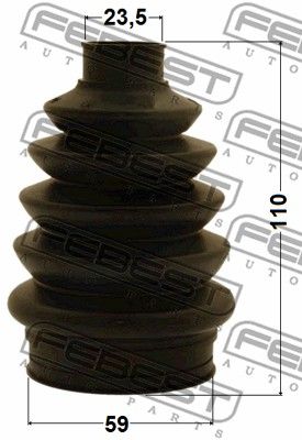 Пыльник ШРУС комплект FEBEST 1015PC100R