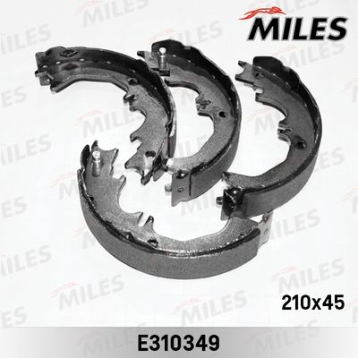 Колодки стояночного тормоза Miles E310349
