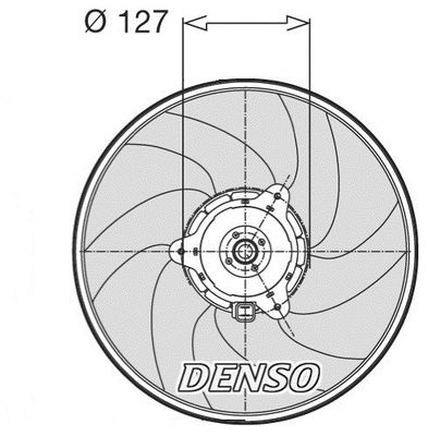 Вентилятор радиатора DENSO DER21003