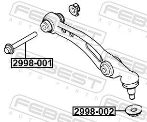 Болт LAND ROVER LR072694