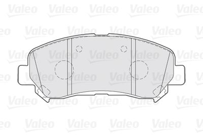 Комплект колодок для дискового тормоза VALEO 301067