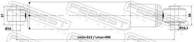 Амортизатор задний газовый FEBEST 04110001R