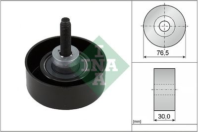 Ролик промежуточный поликлинового ремня INA 532045810
