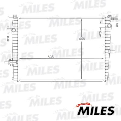 Радиатор Miles ACRB218