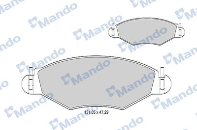 Колодки тормозные Mando MBF015163