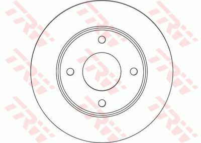 Диск тормозной передний TRW DF4457