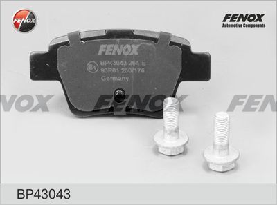 Колодки тормозные дисковые FENOX BP43043