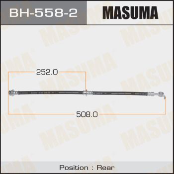 Шланг тормозной Masuma BH5582