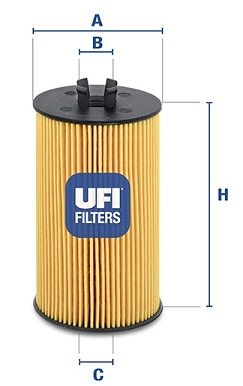 Фильтр масляный UFI 2506400