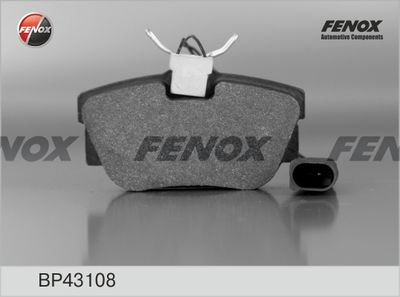 Колодки тормозные дисковые FENOX BP43108