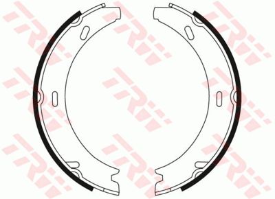 Колодки тормозные барабанные TRW GS8595
