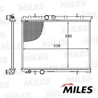 Радиатор Miles ACRB043