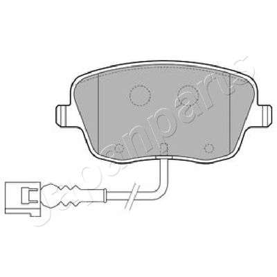 Колодки тормозные передние JAPANPARTS PA0956AF