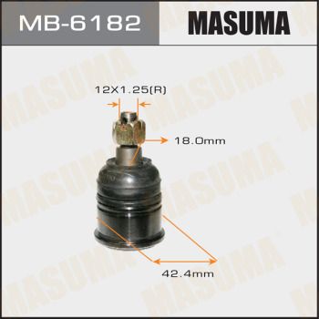 Опора шаровая переднего нижнего рычага Masuma MB6182