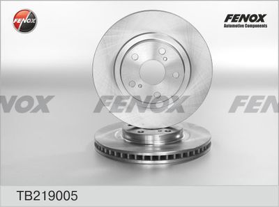Диск тормозной передний FENOX TB219005