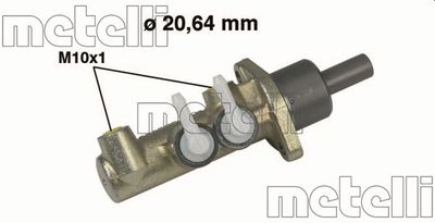 Цилиндр тормозной главный METELLI 050273