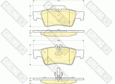 Комплект тормозных колодок MERCEDES-BENZ A0004209604