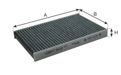 Фильтр салона угольный BIG FILTER GB9877C