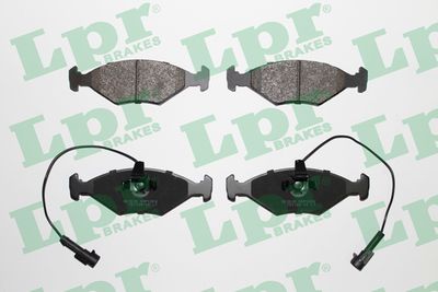 Колодки тормозные передние LPR 05P1204
