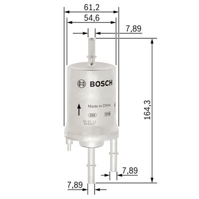 Фильтр топливный BOSCH F026403008