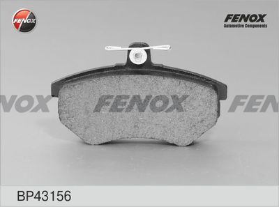 Колодки тормозные дисковые передние FENOX BP43156