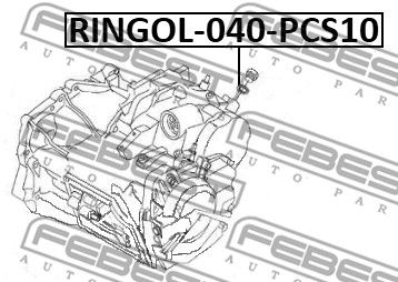 Кольцо уплотнительное сливной пробки LAND ROVER LR000869