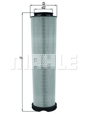 Фильтр воздушный MAHLE LX8166
