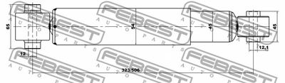 Амортизатор задний FEBEST 24650921R